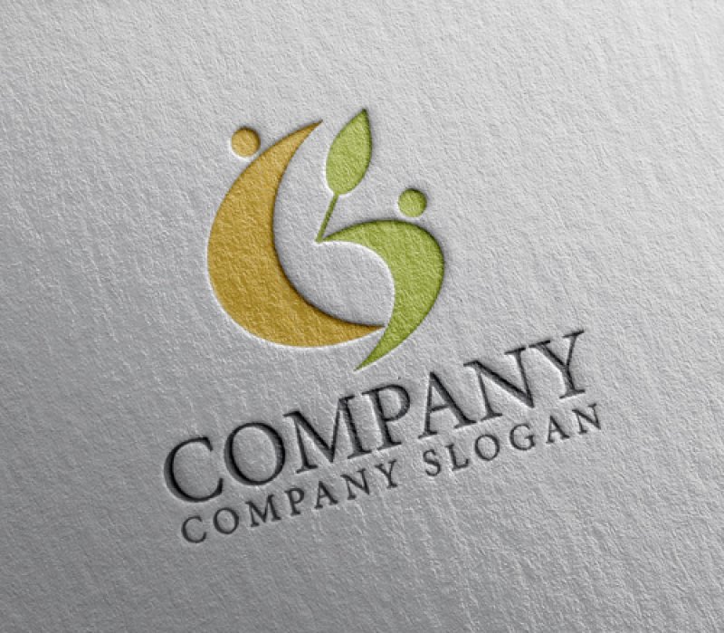 画像2: 人・協力・葉・ロゴ・マークデザイン1514 (2)