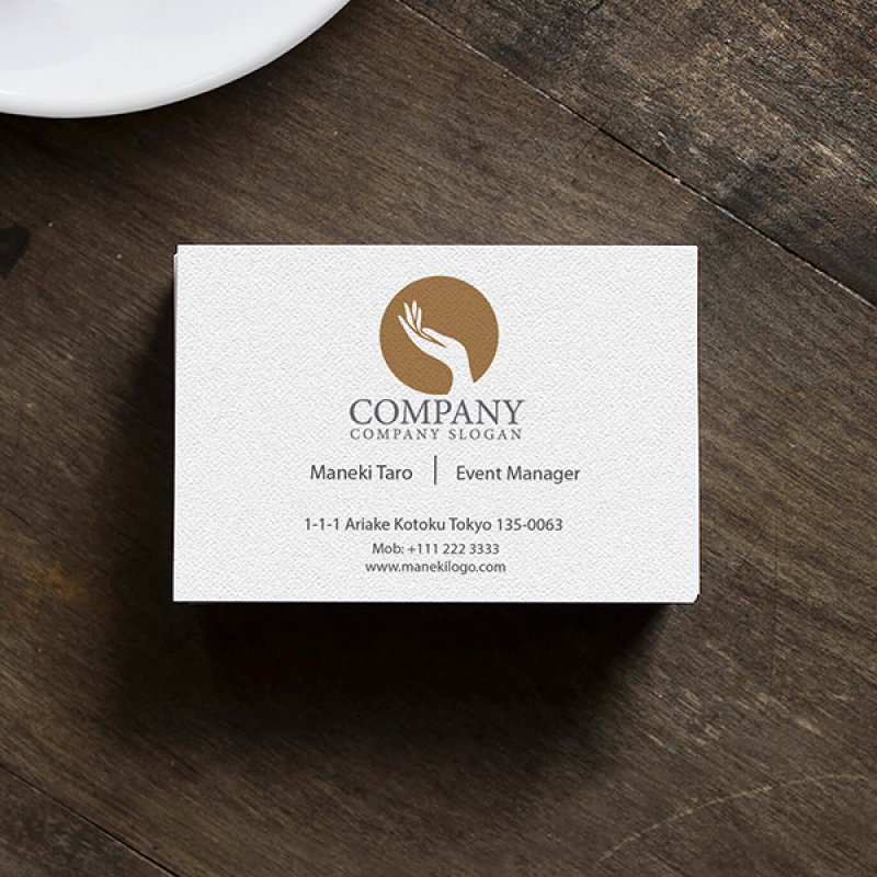 画像4: 手・輪・やさしさ・アルファベット・ロゴ・マークデザイン1516 (4)