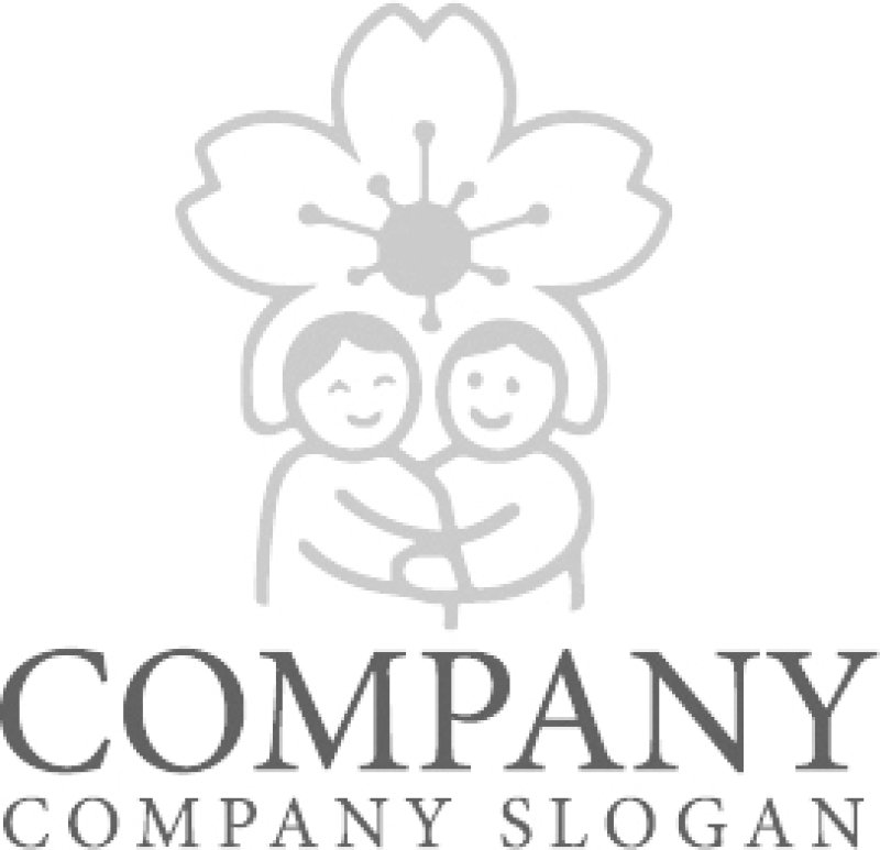 画像6: 人・ 春・ケアサービス・桜・介護・ロゴ・マークデザイン1517 (6)