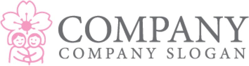 画像7: 人・ 春・ケアサービス・桜・介護・ロゴ・マークデザイン1517 (7)