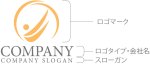 画像10: 人・輪・曲線・ロゴ・マークデザイン1520 (10)