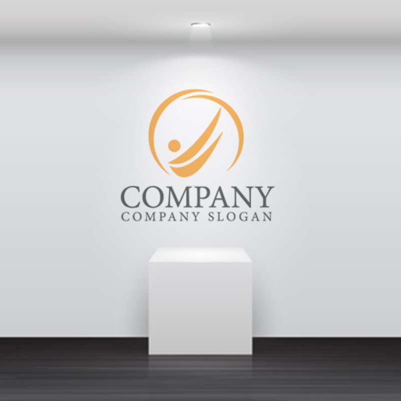 画像5: 人・輪・曲線・ロゴ・マークデザイン1520 (5)