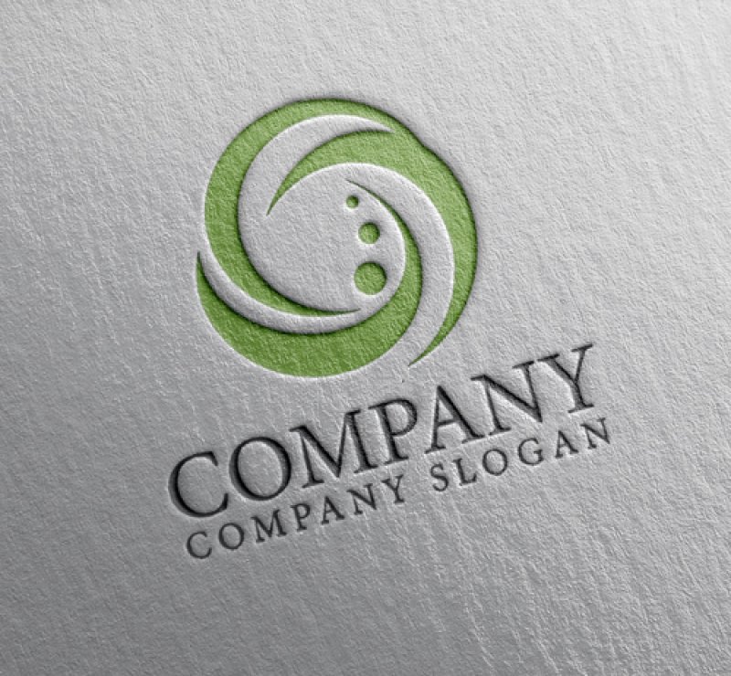 画像2: 人・曲線・渦・融合・協調・ロゴ・マークデザイン1522 (2)