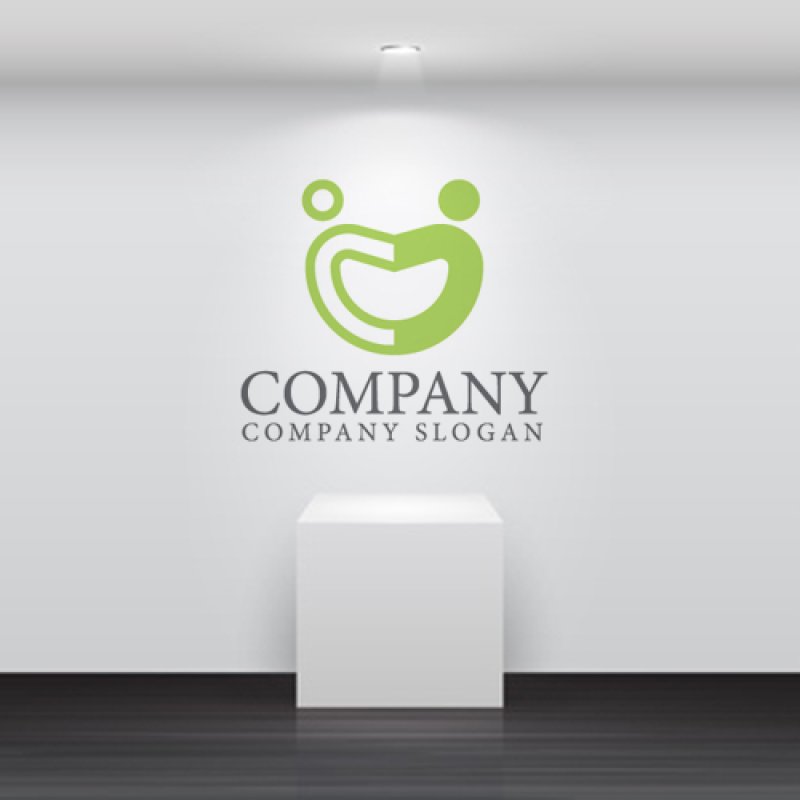 画像5: 人・ハート・つながり・ペア・協調・ロゴ・マークデザイン1525 (5)