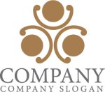 画像1: 人・繋がり・輪・三角・ロゴ・マークデザイン1527 (1)