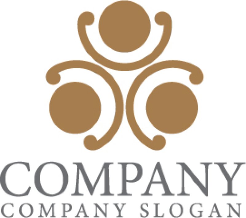 画像1: 人・繋がり・輪・三角・ロゴ・マークデザイン1527 (1)