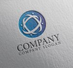 画像2: 人・輪・曲線・グラデーション・協力・会社ロゴ・マークデザイン1529 (2)