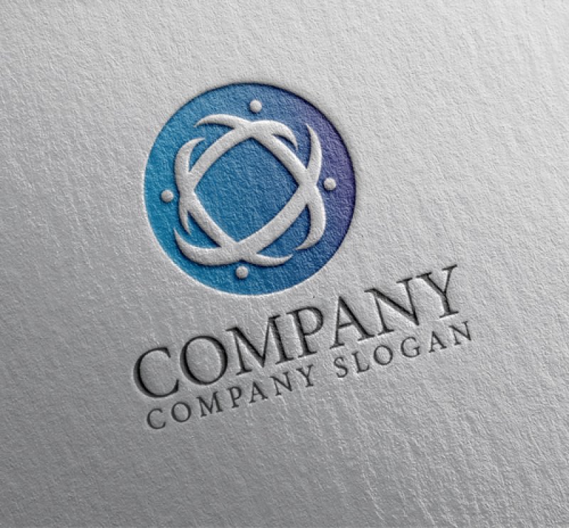 画像2: 人・輪・曲線・グラデーション・協力・会社ロゴ・マークデザイン1529 (2)