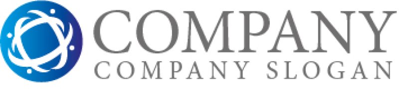 画像7: 人・輪・曲線・グラデーション・協力・会社ロゴ・マークデザイン1529 (7)