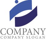 画像1: 人・協力・こ・曲線・ロゴ・マークデザイン1534 (1)