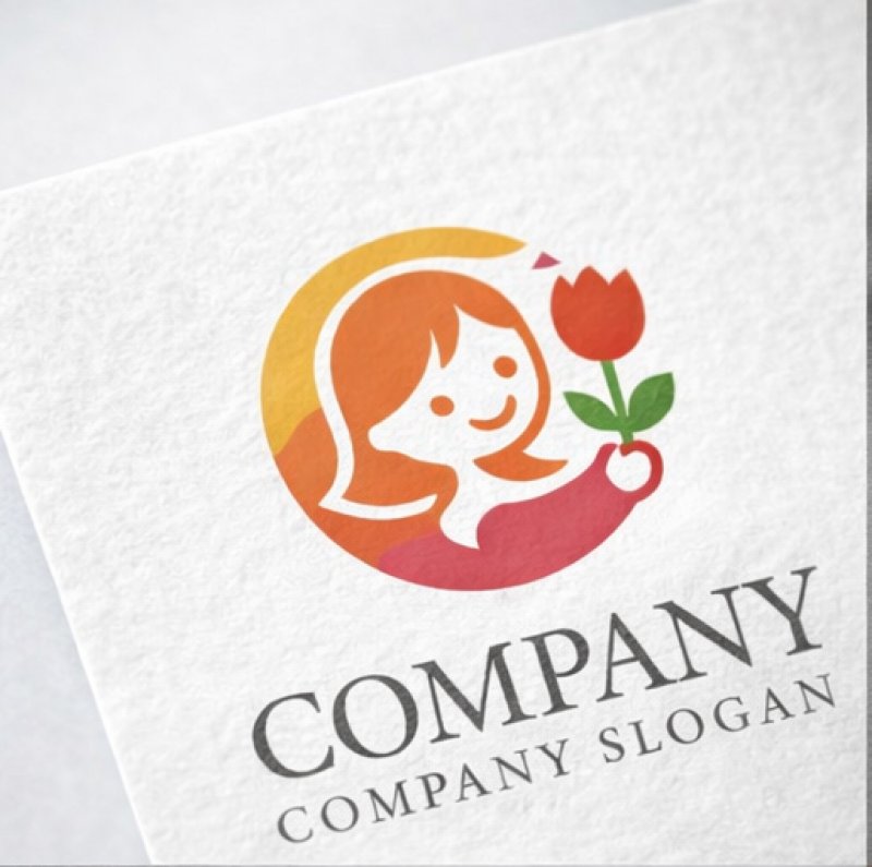 画像2: 人・花・笑顔・輪・ロゴ・マークデザイン1535 (2)