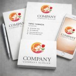 画像3: 人・花・笑顔・輪・ロゴ・マークデザイン1535 (3)