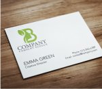 画像3: 人・顔・葉・B・アルファベット・ロゴ・マークデザイン1536 (3)