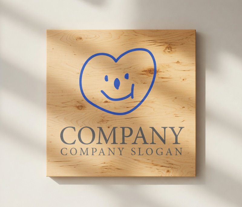 画像5: 人・ハート・顔・手書き・ロゴ・マークデザイン1538 (5)