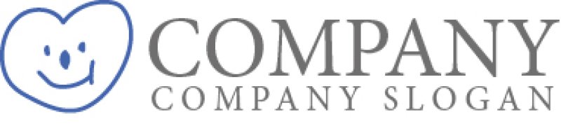 画像6: 人・ハート・顔・手書き・ロゴ・マークデザイン1538 (6)