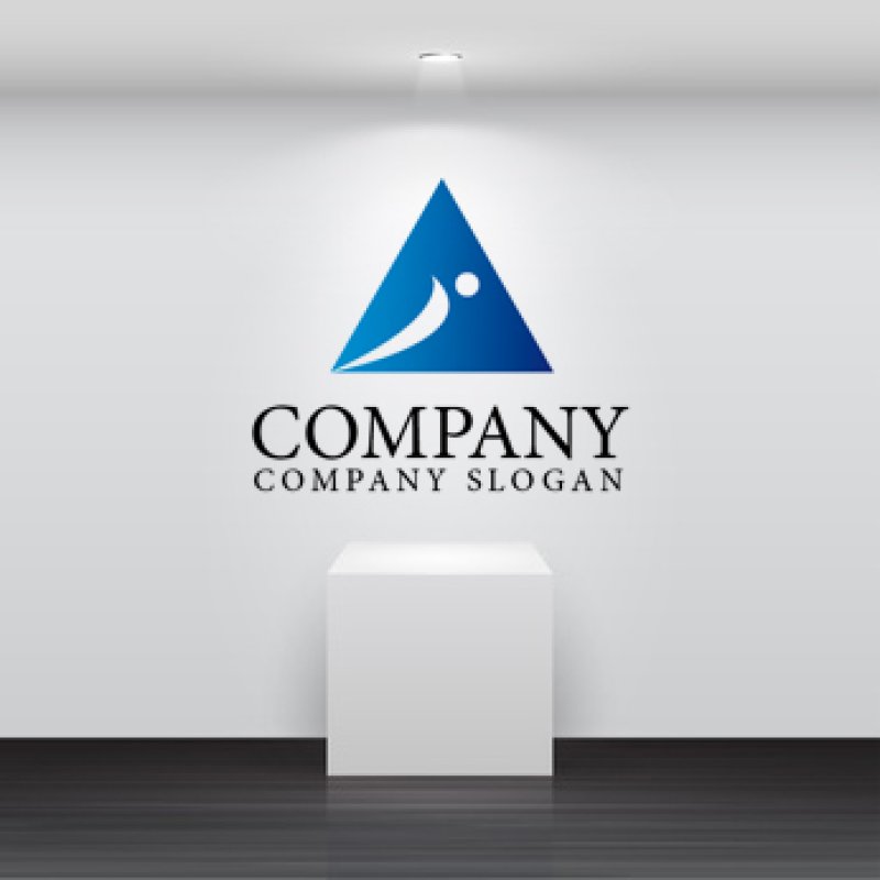 画像2: 三角・人ロゴ・マークデザイン283 (2)