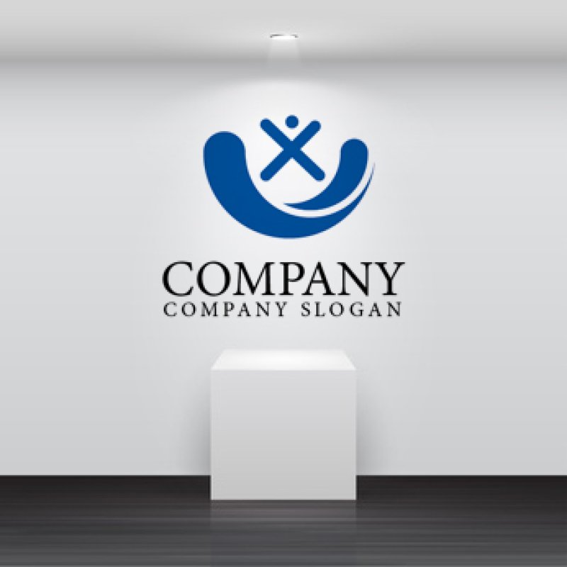 画像4: 人・支え・X・ロゴ・マークデザイン300 (4)