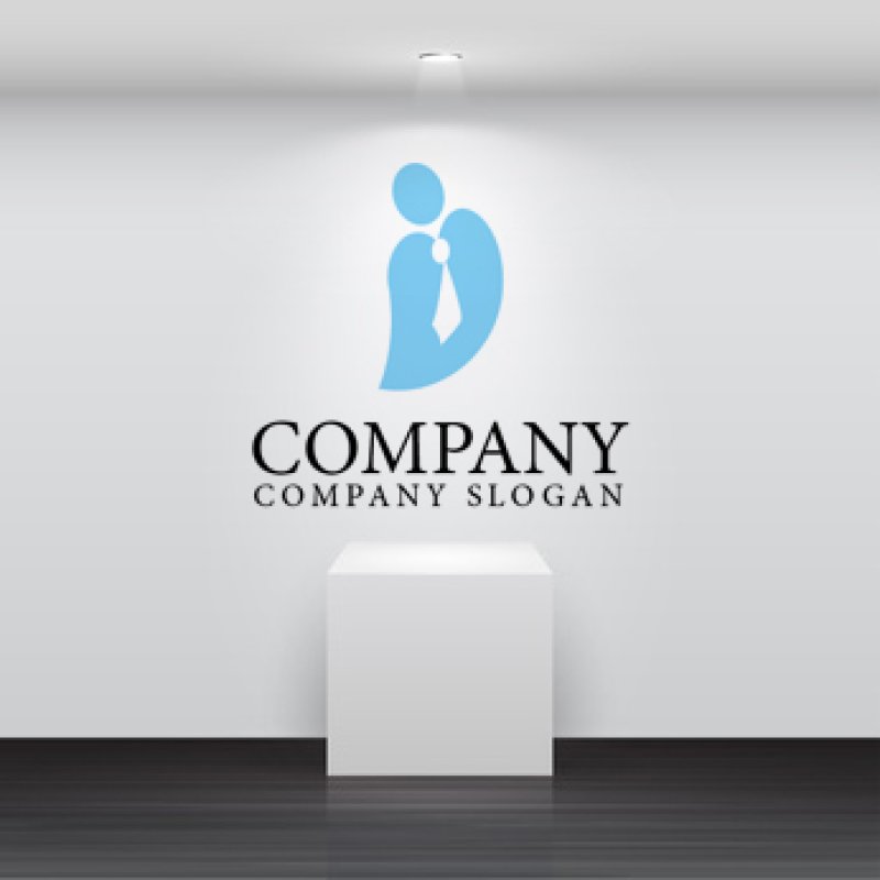 画像2: 人・ハート・ネクタイロゴ・マークデザイン326 (2)