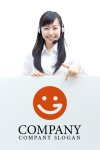 画像3: 顔・矢印・笑顔・ロゴ・マークデザイン335 (3)