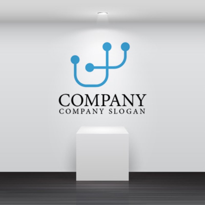 画像2: 人・線・点・十字ロゴ・マークデザイン357 (2)