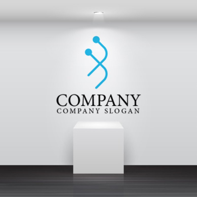 画像2: 人・線・点・おんぶロゴ・マークデザイン358 (2)