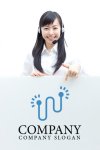 画像3: 人・線・点・ひらめき・Wロゴ・マークデザイン360 (3)