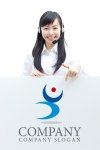 画像3: 人・よろこび・踊り・ロゴ・マークデザイン402 (3)
