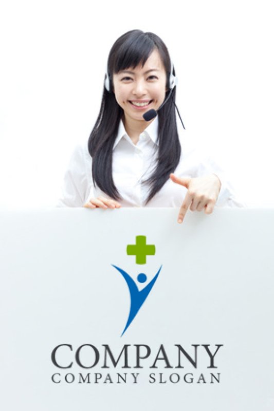 画像3: 人・十字・上昇・よろこびロゴ・マークデザイン419 (3)