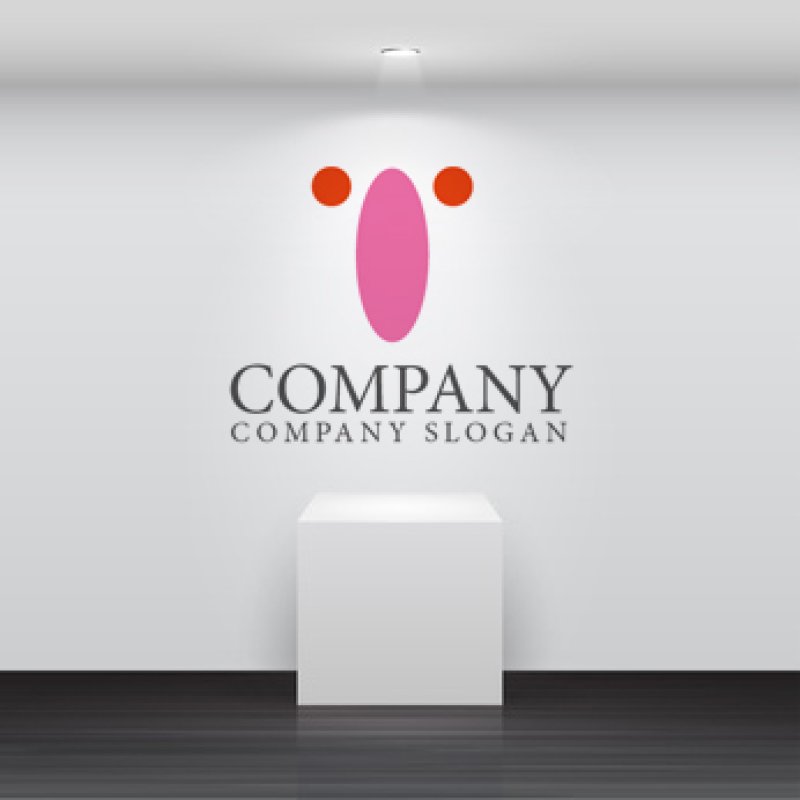 画像2: 人・顔・コアラ・対称ロゴ・マークデザイン437 (2)