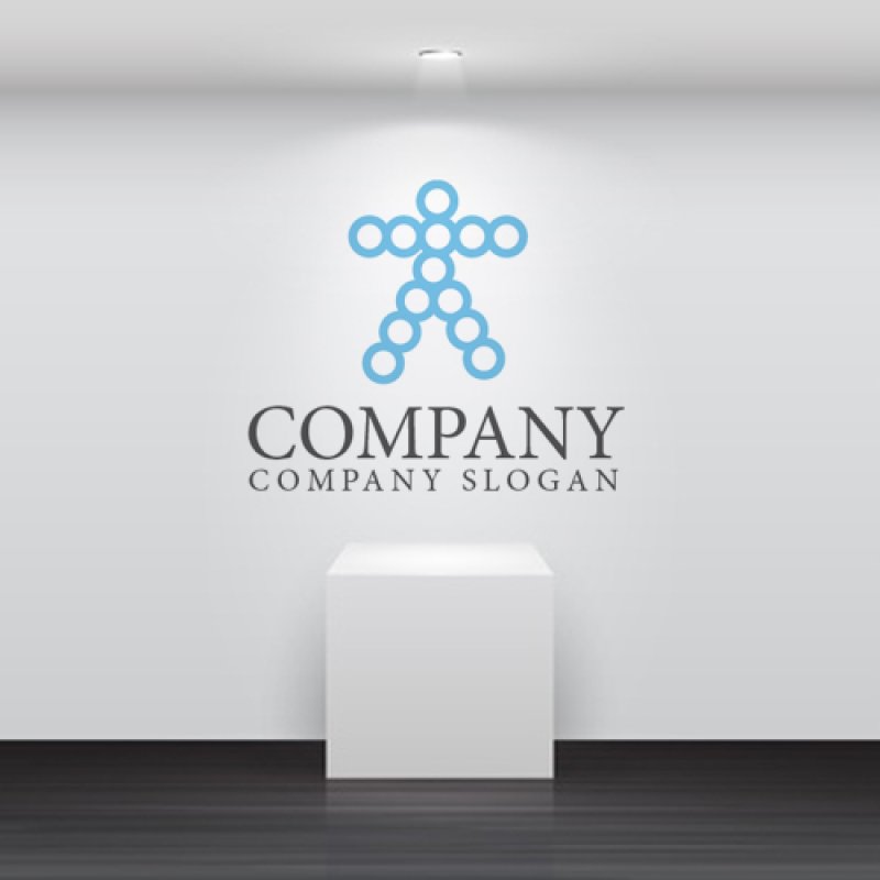 画像2: 人・点・大・ロゴ・マークデザイン458 (2)