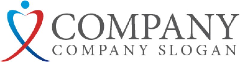 画像5: ハート・人・ 曲線・上昇・ロゴ・マークデザイン474 (5)