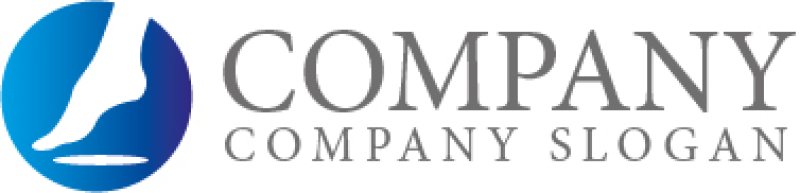 画像5: 足・水・輪・ロゴ・マークデザイン494 (5)