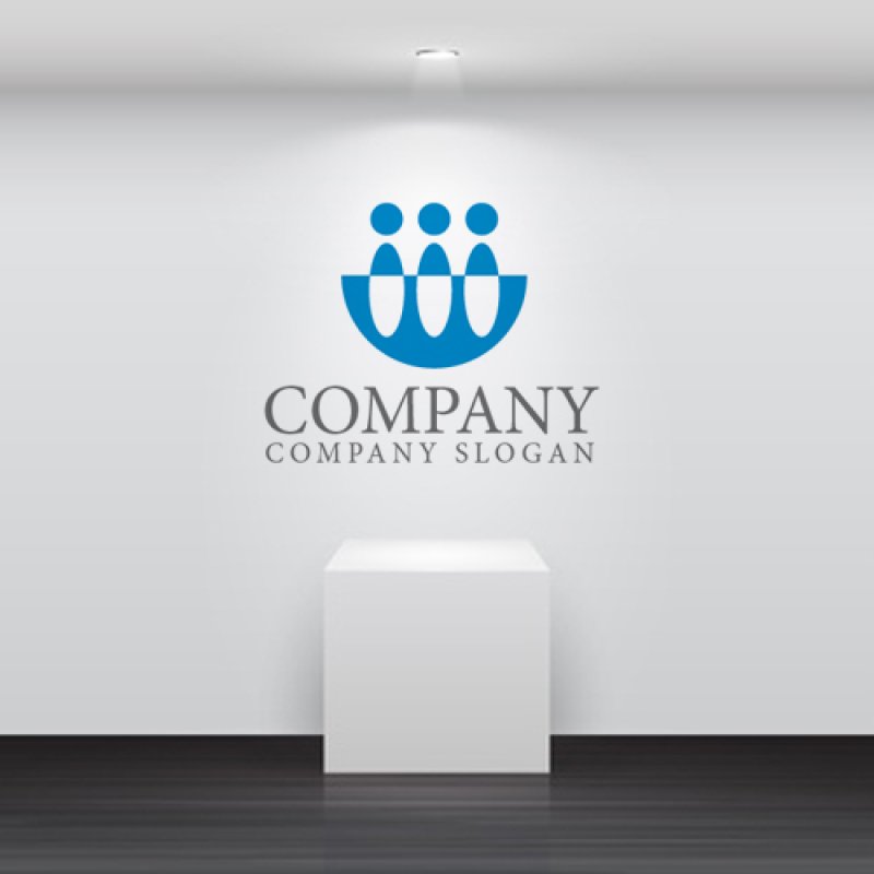 画像2: 人・共有・グループ・ロゴ・マークデザイン522 (2)