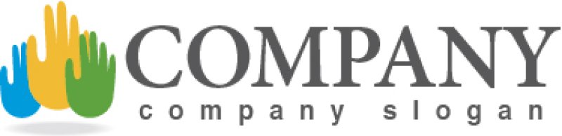 画像5: 人・山・協力・ロゴ・マークデザイン588 (5)