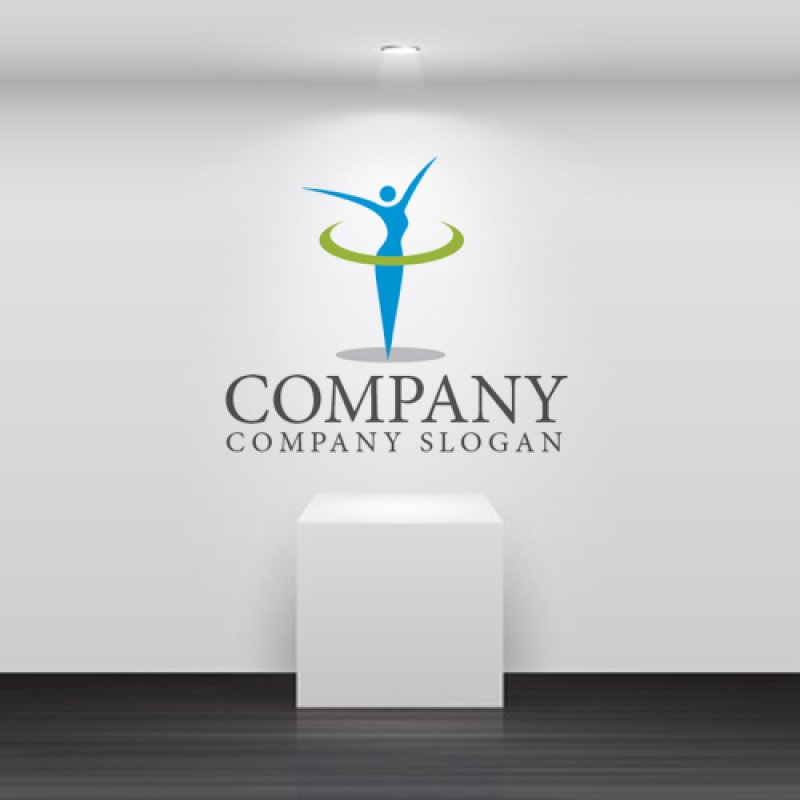 画像2: 人・喜び・ダンス・ロゴ・マークデザイン603 (2)