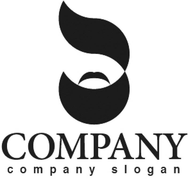 画像5: 人・ヒゲ・髪・顔・ロゴ・マークデザイン608 (5)