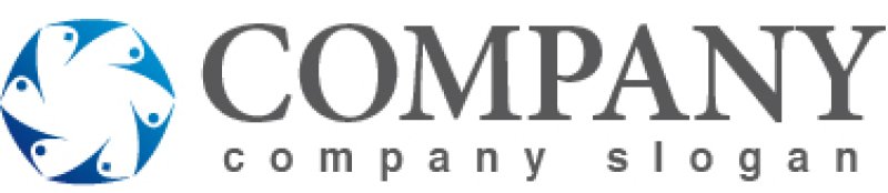 画像5: 人・六角形・輪・集合・ロゴ・マークデザイン621 (5)