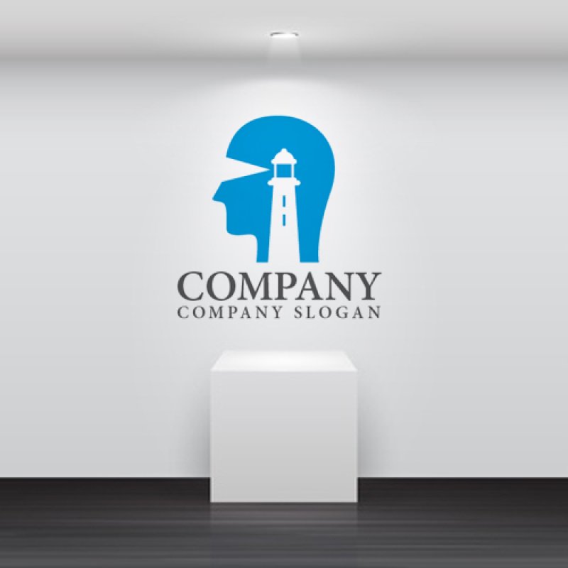 画像2: 人・灯台・ひらめき・光・ロゴ・マークデザイン625 (2)