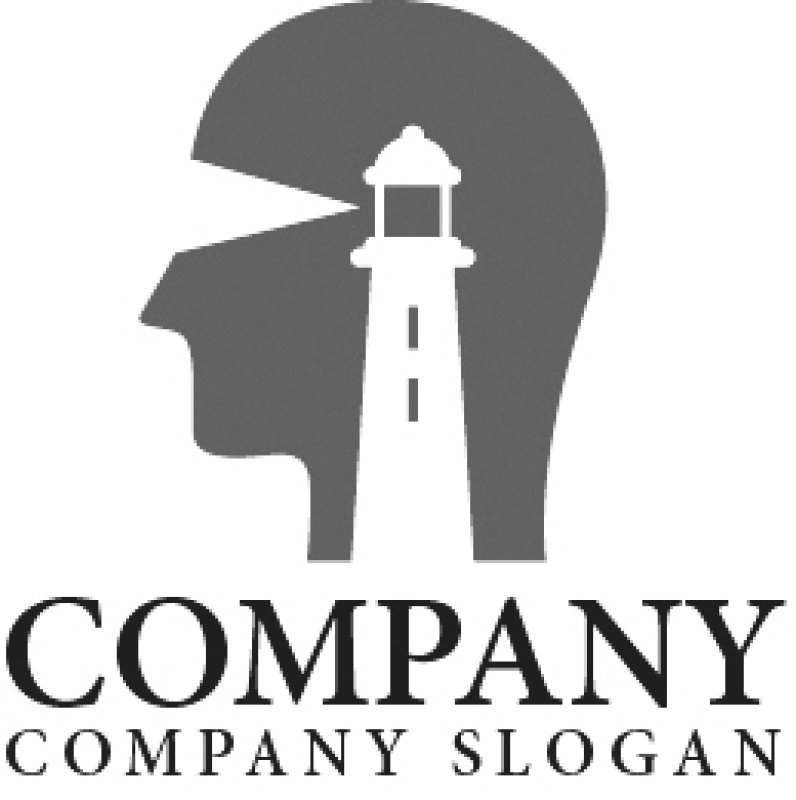 画像4: 人・灯台・ひらめき・光・ロゴ・マークデザイン625 (4)