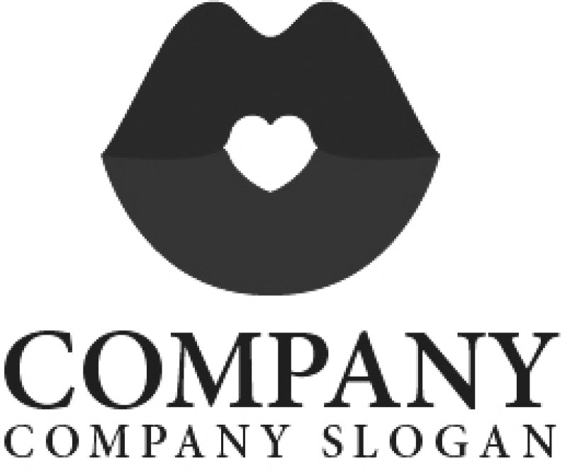 画像4: 唇・ハート・キス・ロゴ・マークデザイン626 (4)