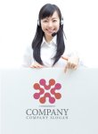 画像3: 人・花・集合・ロゴ・マークデザイン627 (3)