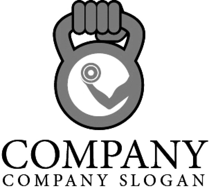 画像4: トレーニング・フィットネス・手・ロゴ・マークデザイン646 (4)