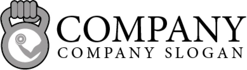 画像5: トレーニング・フィットネス・手・ロゴ・マークデザイン646 (5)