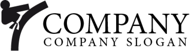 画像4: 空手・人・帯・ロゴ・マークデザイン648 (4)