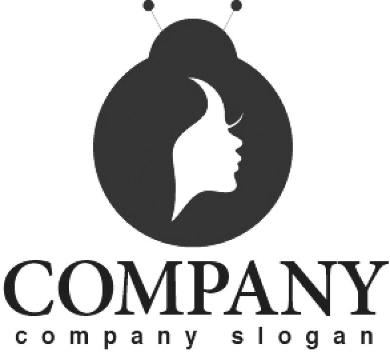 画像4: 顔・てんとう虫・輪・ロゴ・マークデザイン672 (4)