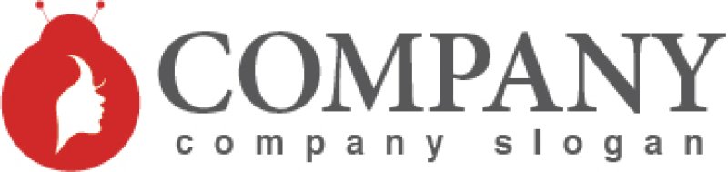 画像5: 顔・てんとう虫・輪・ロゴ・マークデザイン672 (5)