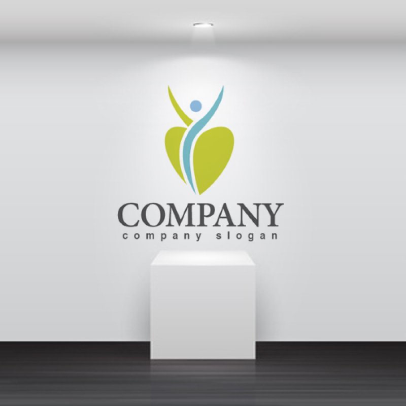 画像2: 人・曲線・ハート・Y・フィットネス・ロゴ・マークデザイン678 (2)