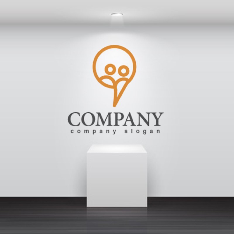 画像2: 人・ペア・吹き出し・ロゴ・マークデザイン682 (2)