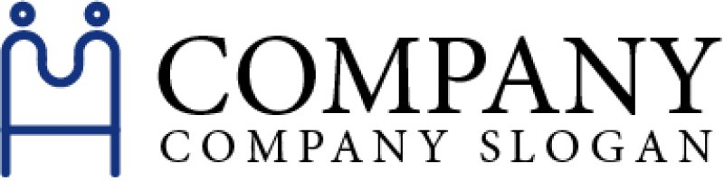 画像5: 人・A・線・ベンチ・H・ロゴ・マークデザイン694 (5)