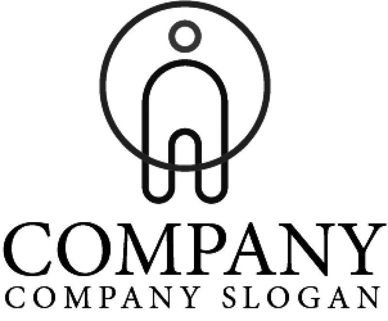 画像4: 人・A・輪・線・ロゴ・マークデザイン696 (4)